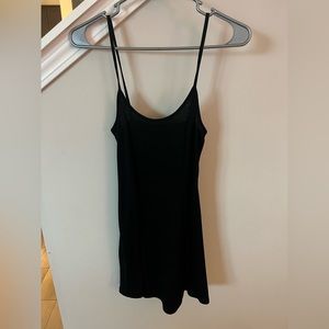 Forever 21 ribbed little black tank dress